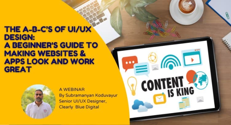 WEBNARS  The A-B-C's of UI/UX Design: A Beginner's Guide to Making Websites & Apps Look and Work Great